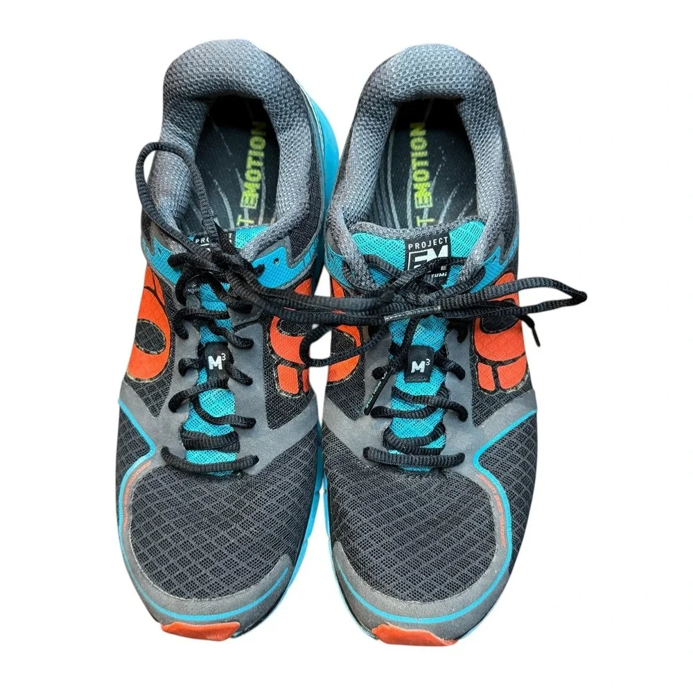 Pearl Izumi EM Road M3 Shoes Mens Size 8.5 Gray Blue Orange‎ Running Sneakers